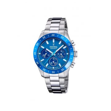Ceas barbatesc  F20693/4 Quartz Argintiu