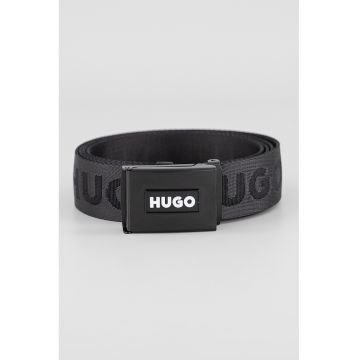 Curea cu model logo - Negru