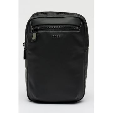 Geanta crossbody cu buzunar frontal Jace - Negru