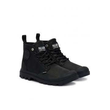 Ghete barbati -  Pampa Hi Nbk - piele naturala - unisex - negru