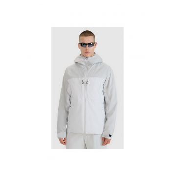 Jacheta trekking barbati  poliester - NeoDry 10000 - impermeabila - gri