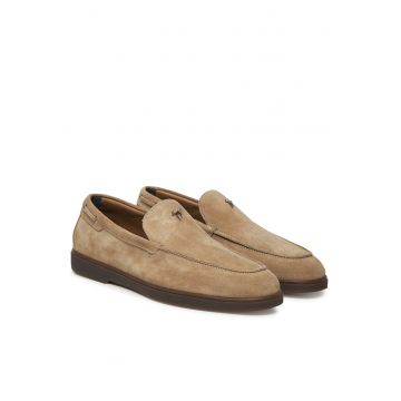 Mocasini barbati -  piele naturala - bej