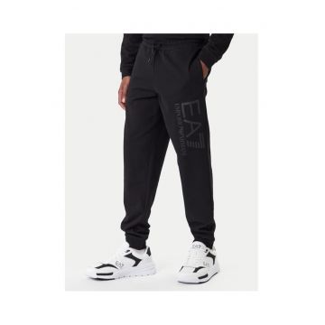 Pantaloni de trening  pentru barbati - bumbac - negru - Negru