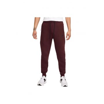 Pantaloni de trening  Sportswear Tech Fleece HV0959 - slim fit - bumbac/poliester - visiniu