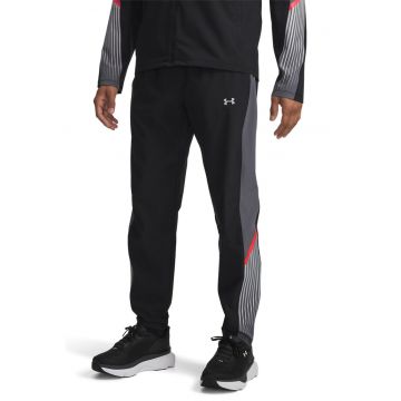 Pantaloni din material rezistent la apa - pentru alergare Velociti - Alb/Negru/Gri inchis