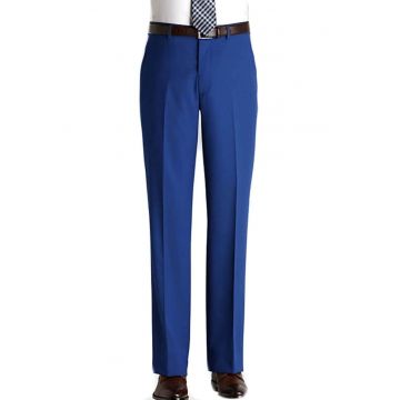Pantaloni eleganti barbati -  Poliester/Viscoza - Albastru