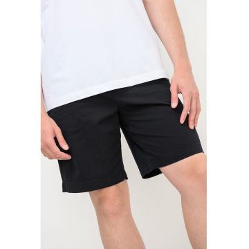 Pantaloni scurti chino din amestec de bumbac - Negru