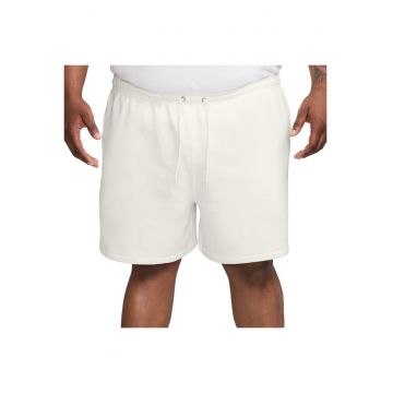 Pantaloni scurti  Club French Terry Flow - cu 2 buzunare - bumbac - alb