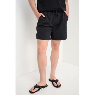Pantaloni scurti cu croiala relaxed-fit - Negru