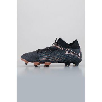 Pantofi cu imprimeu - pentru fotbal Future 7 Ultimate - Negru/Portocaliu
