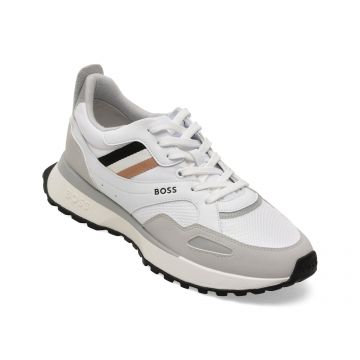 Pantofi sport BOSS albi, 8280, din material textil