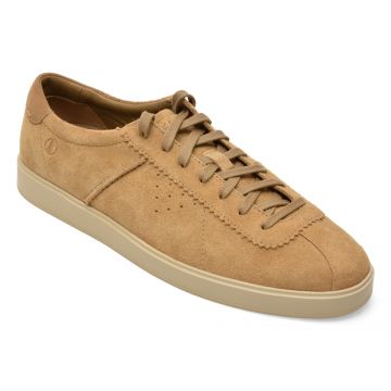 Pantofi sport CLARKS gri, LOCKLAC, din piele intoarsa