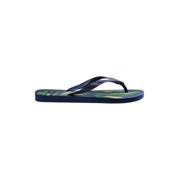 Papuci flip-flop cu model - Bleumarin