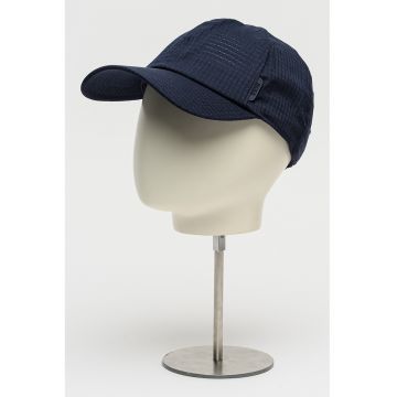 Sapca baseball din amestec de lana cu model cu perforatii Zed - Bleumarin