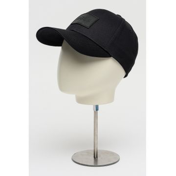 Sapca baseball din bumbac cu aplicatie logo Zed - Negru