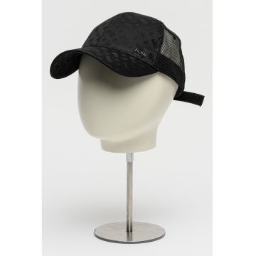 Sapca cu segment de plasa Zed - Negru