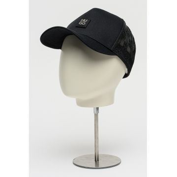 Sapca trucker cu logo brodat - Negru