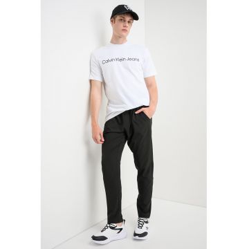 Tricou cu imprimeu logo - Alb
