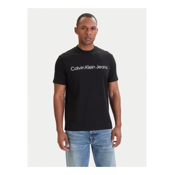 Tricou cu imprimeu logo - Negru