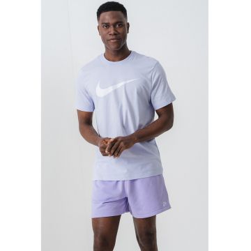 Tricou cu imprimeu logo Sportswear Swoosh - Alb/Lila