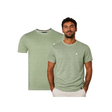 Tricou cu logo brodat