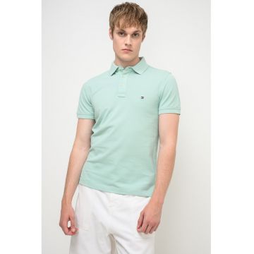 Tricou polo din amestec de bumbac organic 1985