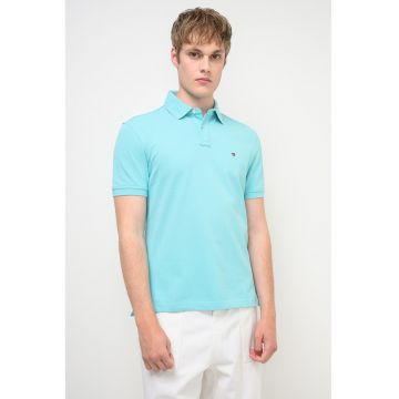 Tricou polo din amestec de bumbac organic
