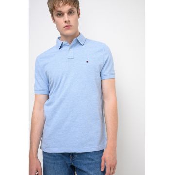 Tricou polo din amestec de bumbac organic