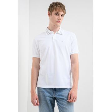 Tricou polo din bumbac - Alb