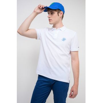 Tricou polo regular fit - Alb