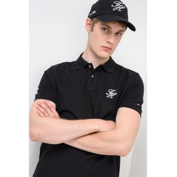 Tricou polo regular fit - Negru