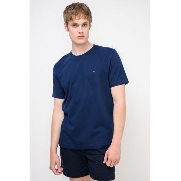 Tricou regular-fit cu decolteu la baza gatului Essential