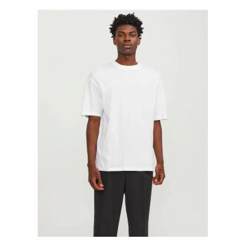 Tricou simplu - Bradley - barbati - din bumbac - Regular fit - Alb