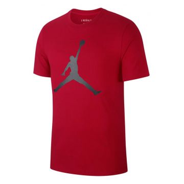 Tricou sport barbati  cu maneca scurta - confortabil - bumbac/poliester - rosu -