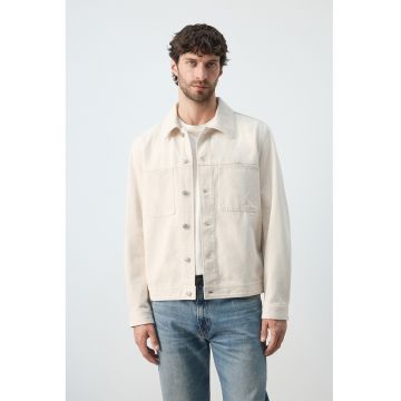 Jacheta-camasa regular-fit - Bej deschis