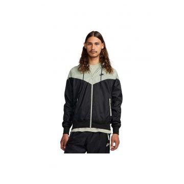 Jacheta sport  Heritage Windrunner - neagra - material sustenabil - pentru alergare -