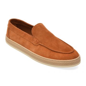 Mocasini ALDO maro, 14351282, din piele intoarsa