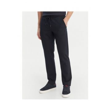 Pantaloni de trening Barbati -  bleumarin - 67% viscoza - 25% poliamida - 8% elastan