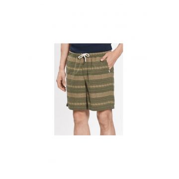 Pantaloni scurti barbati -  301883982 - Bumbac - Verde - Verde