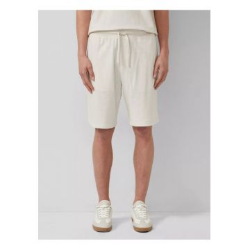 Pantaloni scurti barbati - din jerseu de bumbac - cu talie medie - Relaxed fit - Detroit - Crem -