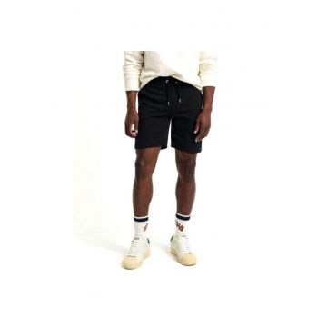 Pantaloni sport barbati -  scurti - negru - bumbac/poliester