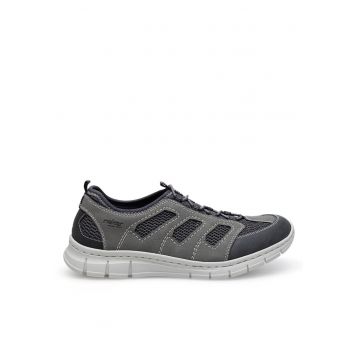 Pantofi barbati -  gri - tesatura - 69875 - Gri