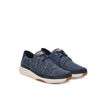 Pantofi barbati -  tesatura - albastru - material sintetic