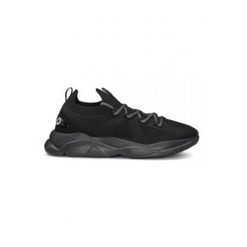 Pantofi sport barbati  model LEON RUNN - negru - poliesterdwqfwq - Negru