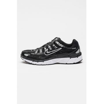 Pantofi sport cu insertii din plasa P-60000 - Negru/Gri