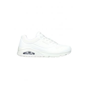 Pantofi sport de piele ecologica Uno Stand On Air - Alb
