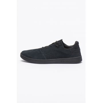 Pantofi sport de piele intoarsa cu insertii texturate Pause - Negru