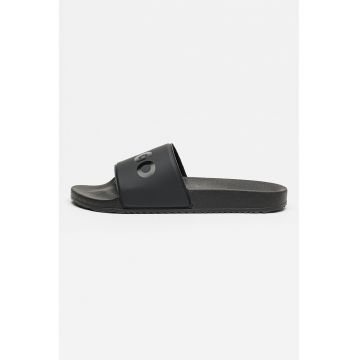 Papuci cu logo Timein - Negru