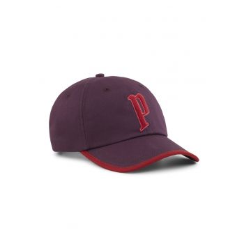 Sapca baseball PLAY.PARIS. Retro - Rosu/Violet tyrian