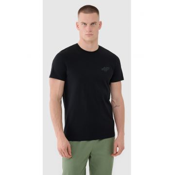 Tricou Barbati  Negru Intens - 100% Bumbac - Sport & Casual - SS25 - Marimi S-3XL